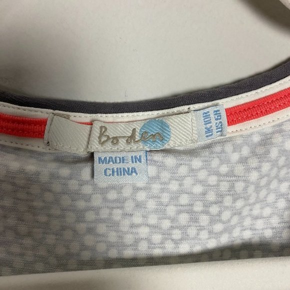 Boden Surplice Sheath Dress Womens 6 Short Sleeve Career Polka Dot V Neck - Picture 3 of 7